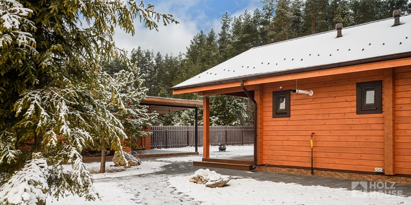 Дом из клееного бруса по проекту \"Лахти v2\" Фото 6